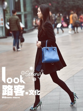 「ZARA WOMAN（ザラウーマン）のアイテム（チノパンツ）」を使った、幸福一万年吧さん（レディース・165cm）の冬コーディネート