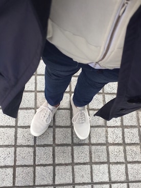 「TATRAS（タトラス）のアイテム（ステンカラーコート）」を使った、ジフさん（メンズ・168cm）の春コーディネート
