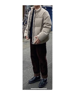 「FRED PERRY（フレッドペリー）のアイテム（ソックス/靴下）」を使った、かうさん（メンズ・172cm）の冬コーディネート