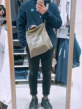 「HELLY HANSEN（ヘリーハンセン）のアイテム（その他アウター）」を使った、かうさん（メンズ・173cm）の冬コーディネート