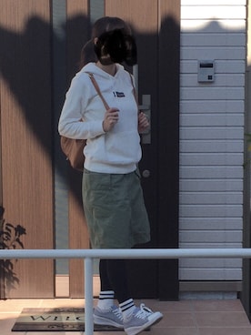 「e.r.g*（イーアールジー）のアイテム（トップス）」を使った、rikka さん（レディース・158cm）の秋コーディネート