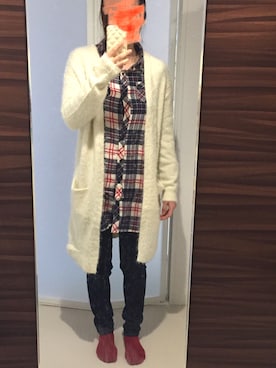 「on the couch（オンザカウチ）のアイテム」を使った、rikka さん（レディース・158cm）の冬コーディネート
