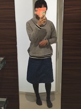 「ボーター」｜rikka さん（レディース・158cm）の冬コーディネート