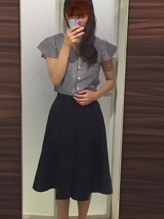 GU（ジーユー）の「（GU）イージードレープガウチョパンツ（WOMEN