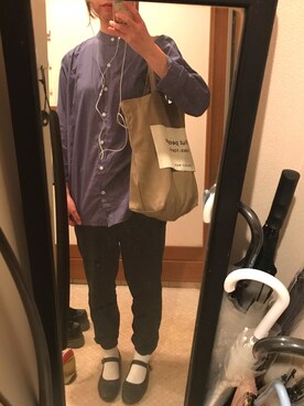 「SVEC（シュベック）のカンフーシューズ kung fu Shoes / ストラップパンプス（バレエシューズ）」を使った、hinaさん（レディース・157cm）の夏コーディネート