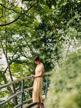 「Midnightのアイテム」を使った、马月半砸赤兔girlさん（レディース・161cm）の夏コーディネート