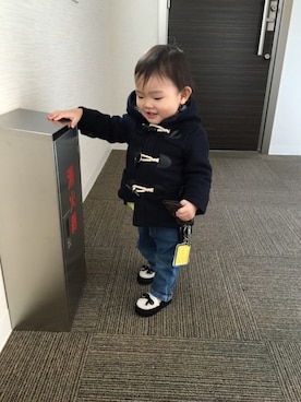 「GAP（ギャップ）のアイテム（ダッフルコート）」を使った、みやこさん（レディース・166cm）の夏コーディネート
