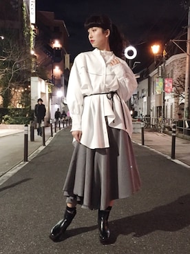 Rielさん（レディース・163cm）の冬コーディネート