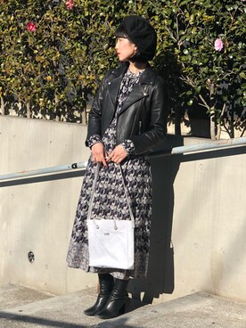 Rielさん（レディース・163cm）の冬コーディネート