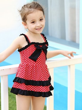 「子供服」｜「アイテム（水着/着物・浴衣）」を使った、KidsTeddyさん（キッズ・100cm）の夏コーディネート