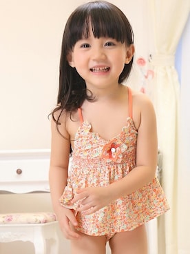 「子供服」｜「アイテム（水着/着物・浴衣）」を使った、KidsTeddyさん（キッズ・100cm）の夏コーディネート