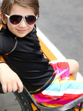 「子供服」｜「アイテム（水着/着物・浴衣）」を使った、KidsTeddyさん（キッズ・100cm）の夏コーディネート