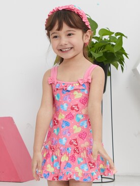 「子供服」｜「アイテム（水着/着物・浴衣）」を使った、KidsTeddyさん（キッズ・100cm）の秋コーディネート