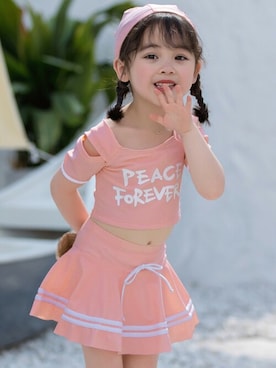 「アイテム（水着/着物・浴衣）」を使った、KidsTeddyさん（キッズ・100cm）の夏コーディネート