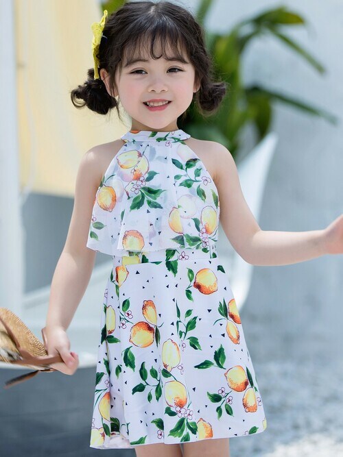 キャップスリーブが新しい セパレート たより ツーピース ドレス ゜  