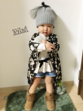♡Mei♡さん（キッズ・80cm）の冬コーディネート