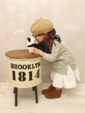 「smoothy」｜「アイテム（その他）」を使った、♡Mei♡さん（キッズ・90cm）の秋コーディネート