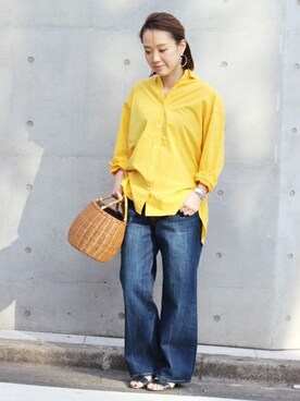 「relume」｜miyaさん（レディース・160cm）の春コーディネート