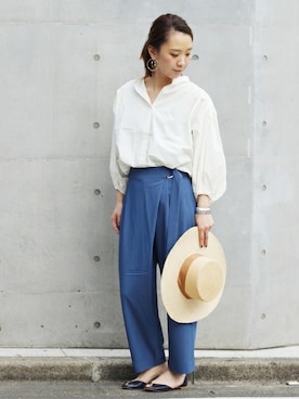 「relume」｜miyaさん（レディース・160cm）の春コーディネート