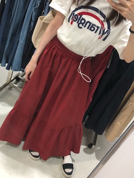 遊佐さん(レディース・153cm)の夏コーディネート