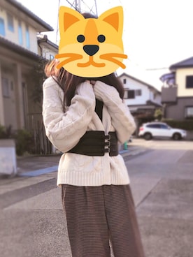 遊佐さん（レディース・153cm）の冬コーディネート