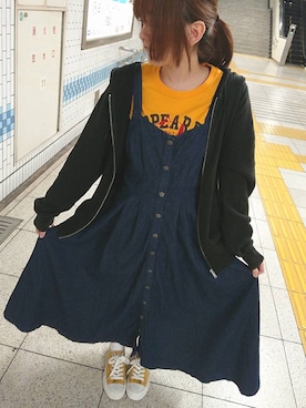 「vistlip」｜遊佐さん（レディース・153cm）の春コーディネート