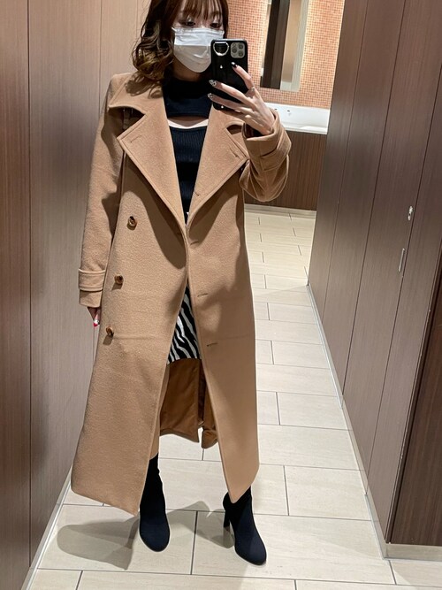 遊佐 Royal Partyのチェスターコートを使ったコーディネート Wear