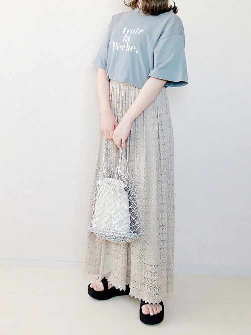 Chiii しまむらのtシャツ カットソーを使ったコーディネート Wear