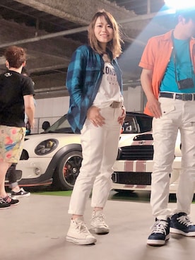 「Pepe Jeans（ペペ 　ジーンズ）のアイテム」を使った、kanaさん（レディース・157cm）の夏コーディネート