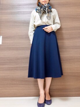 「Mode et Jacomo（モードエジャコモ）のアイテム（パンプス）」を使った、kanaさん（レディース・158cm）の冬コーディネート