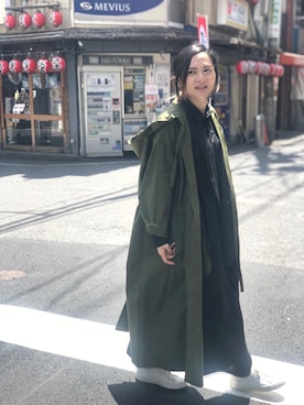 「COMMON PROJECTS（コモンプロジェクト）のアイテム」を使った、Amelie Ong さん（レディース・160cm）の春コーディネート