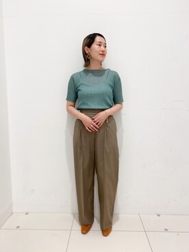 Hashimotoさん(レディース・157cm)の夏コーディネート