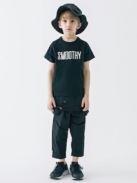 「Smoothy（スムージー）のアイテム（帽子）」を使った、smoothy_boyさん（キッズ・118cm）の夏コーディネート