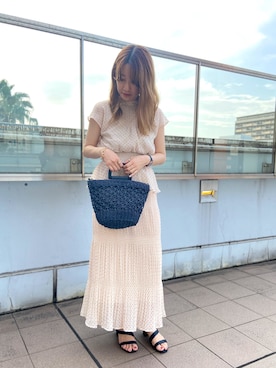 「Lilas Campbell（リラキャンベル）のアイテム」を使った、nano・universe ららぽーとTOKYO-BAY Womensさん（レディース・160cm）の夏コーディネート