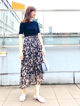 「モノトーン」｜nano・universe ららぽーとTOKYO-BAY Womensさん（レディース・170cm）の夏コーディネート