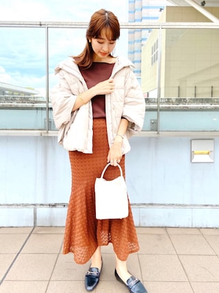 nano• universe西川ダウン スタンドカラーダウンポンチョ nano・universe 西川ダウン スタンドカラーダウンポンチョ