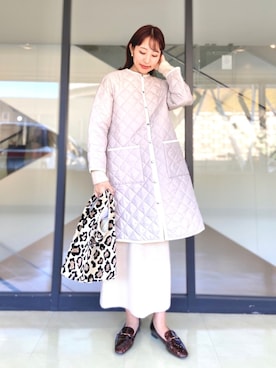 「キルティングコート」｜nano・universe ららぽーとTOKYO-BAY Womensさん（レディース・170cm）の秋コーディネート
