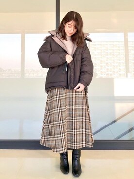 「NOEYEDIA（ノーアイディア）のアイテム」を使った、nano・universe ららぽーとTOKYO-BAY Womensさん（レディース・158cm）の冬コーディネート