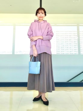 「アイテム（イヤリング）」を使った、nano・universe ららぽーとTOKYO-BAY Womensさん（レディース・170cm）の冬コーディネート