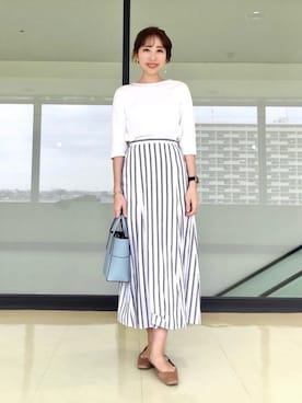 「アイテム（イヤリング）」を使った、nano・universe ららぽーとTOKYO-BAY Womensさん（レディース・170cm）の冬コーディネート