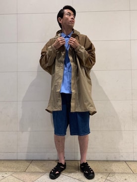 ＜Steven Alan＞ BAGGY EASY SHORT PANTS STEVEN ALAN(スティーヴンアラン) NY OX SUPER BAGGY EASY SHORT