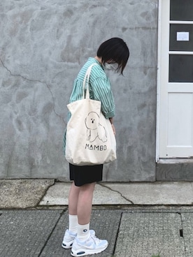 「MAMBO（マンボ）のアイテム」を使った、ユ カさん（レディース・153cm）の秋コーディネート