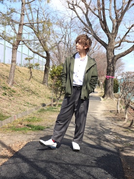 「ゴルフコーデ」｜「アイテム（ジャケット/アウター）」を使った、Yu_ukiさん（メンズ・165cm）の春コーディネート