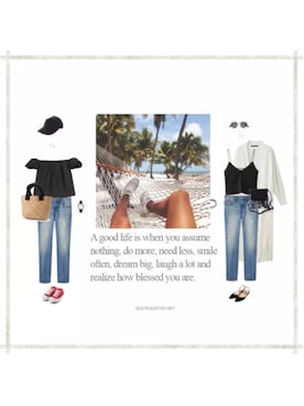 ukiさん（レディース・172cm）の夏コーディネート