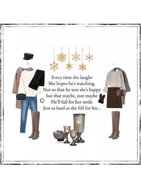 ukiさん（レディース・172cm）の冬コーディネート