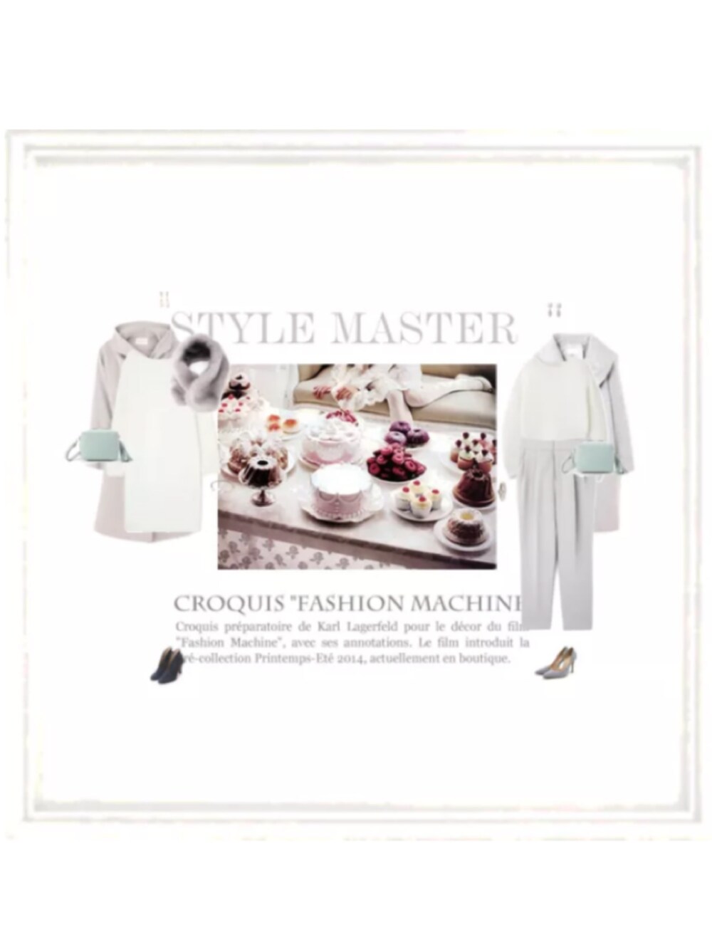 ホワイト系のワンピース、ホワイト系のジャケット/アウター、ホワイト系のジャケット/アウターを着用したレディースの冬コーディネートの1枚目の写真