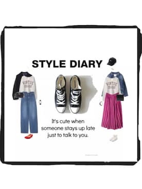 「Boisson Chocolat（ボワソンショコラ）のアイテム」を使った、ukiさん（レディース・172cm）の春コーディネート