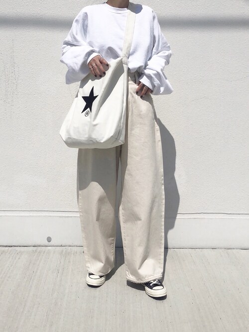 ayaka使用「JOURNAL STANDARD（【GOOD GRIEF/グッド・グリーフ】クルーネックスウェット#）」的時尚穿搭