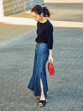 庄司　未菜美さん（レディース・159cm）の夏コーディネート