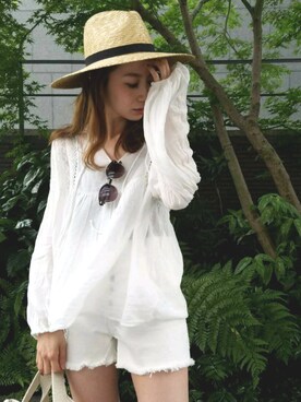 庄司 未菜美さん(レディース・159cm)の夏コーディネート